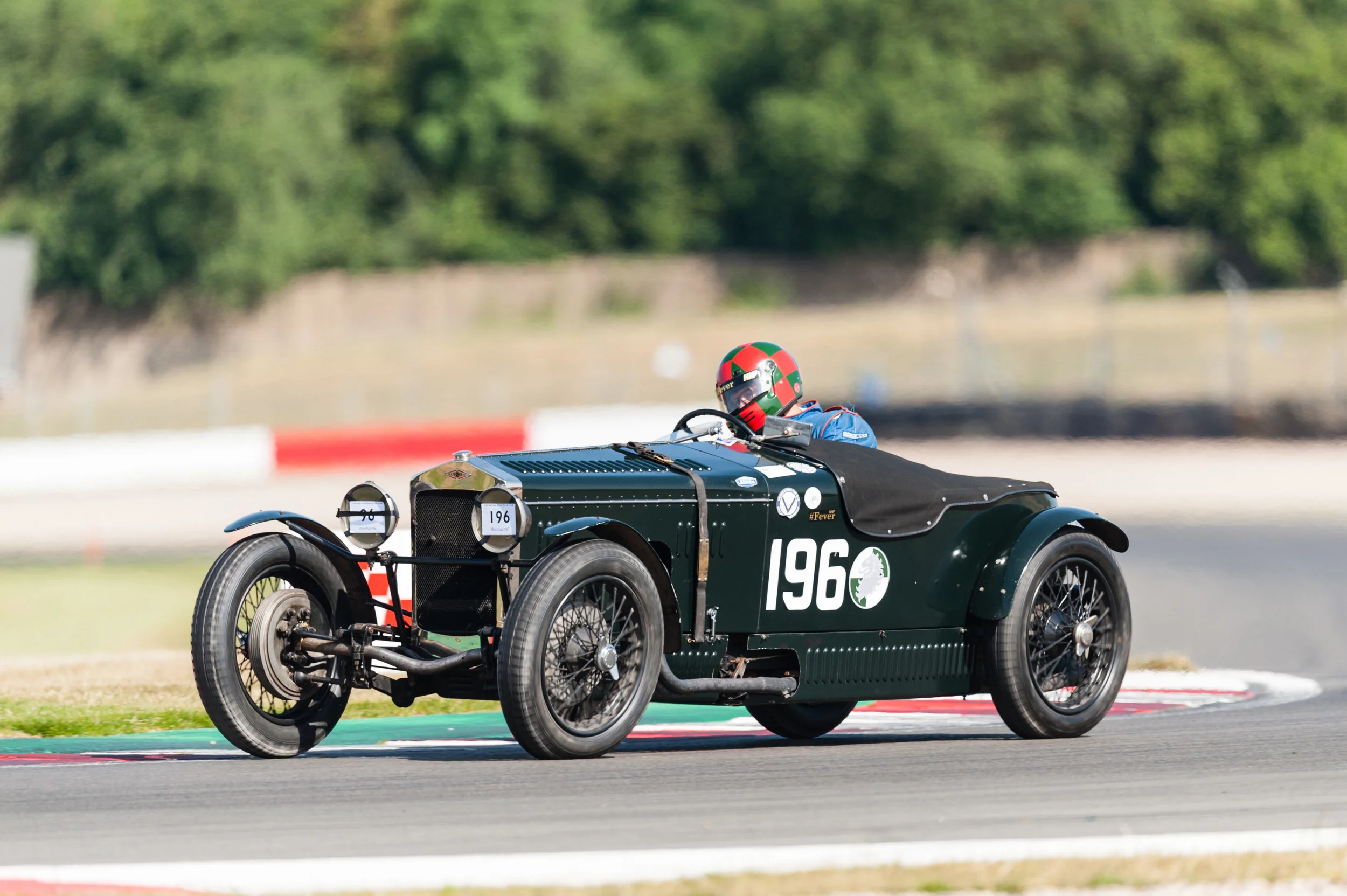 Race winner Waterfield in the Frazer Nash Super Sports: Peter McFadyen