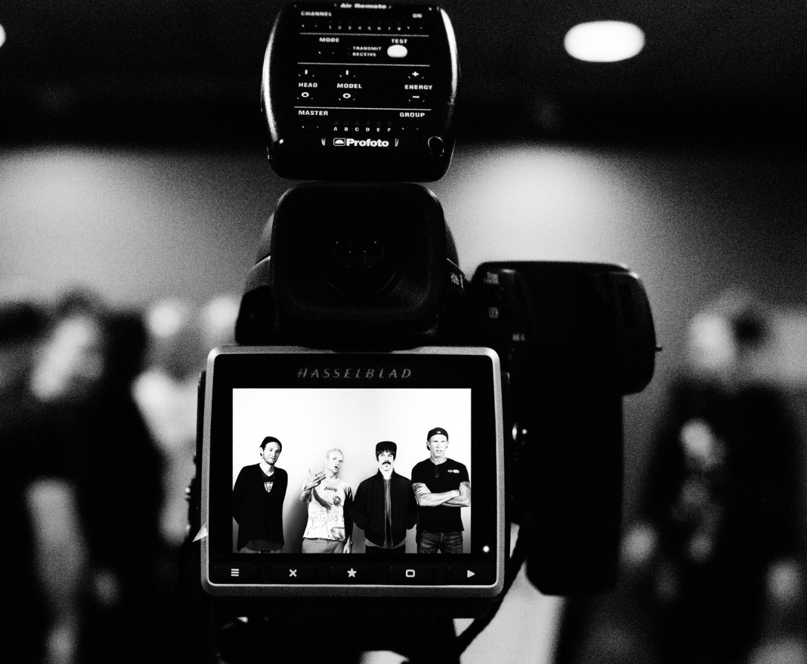 The Red Hot Chili Peppers portrait par Julie Christine Krøvel - Hasselblad H6D