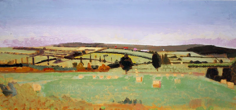 FIELD IN BURGUNDY