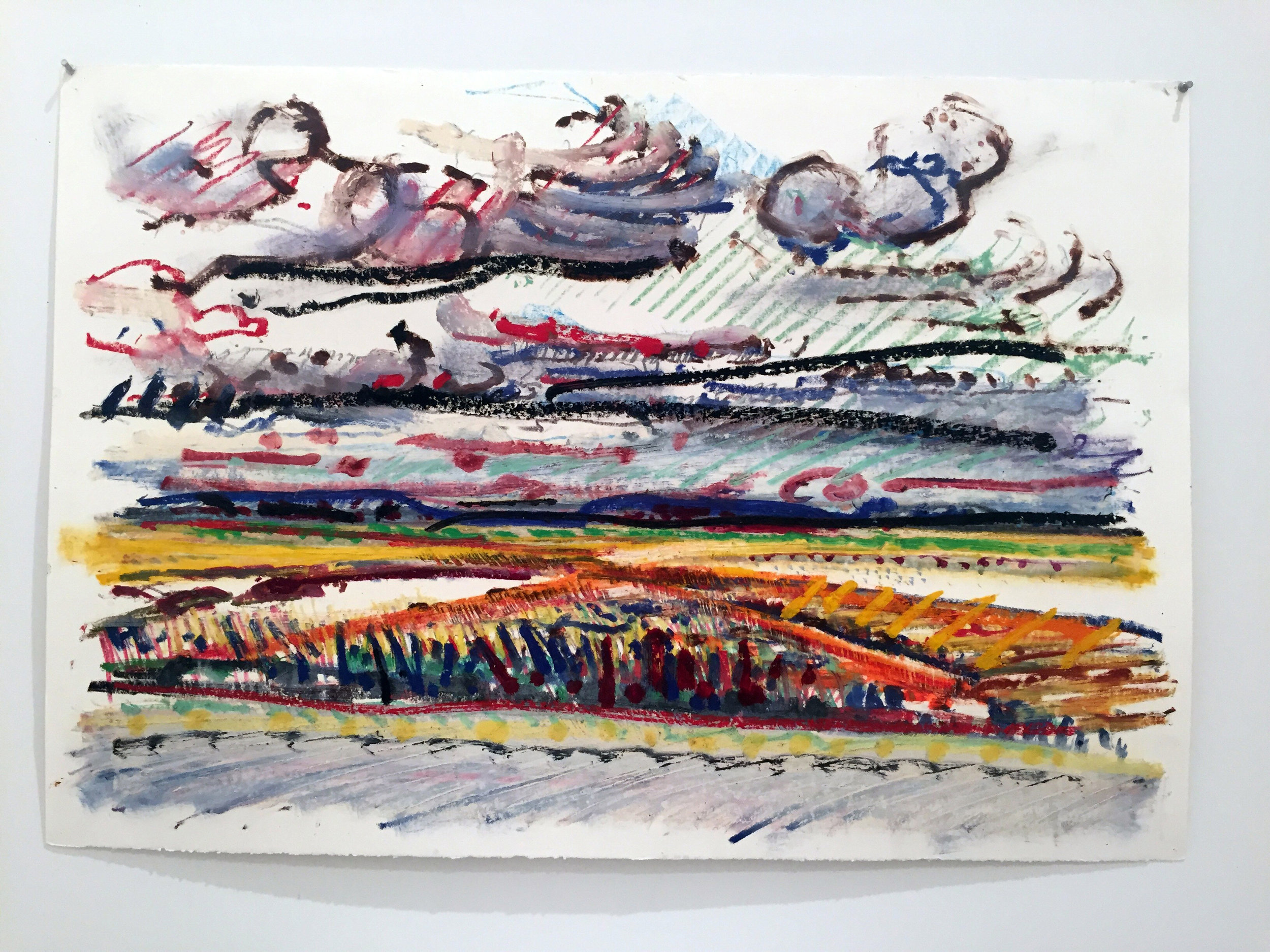 FALL FIELD ON PLUM ISLAND 30X44