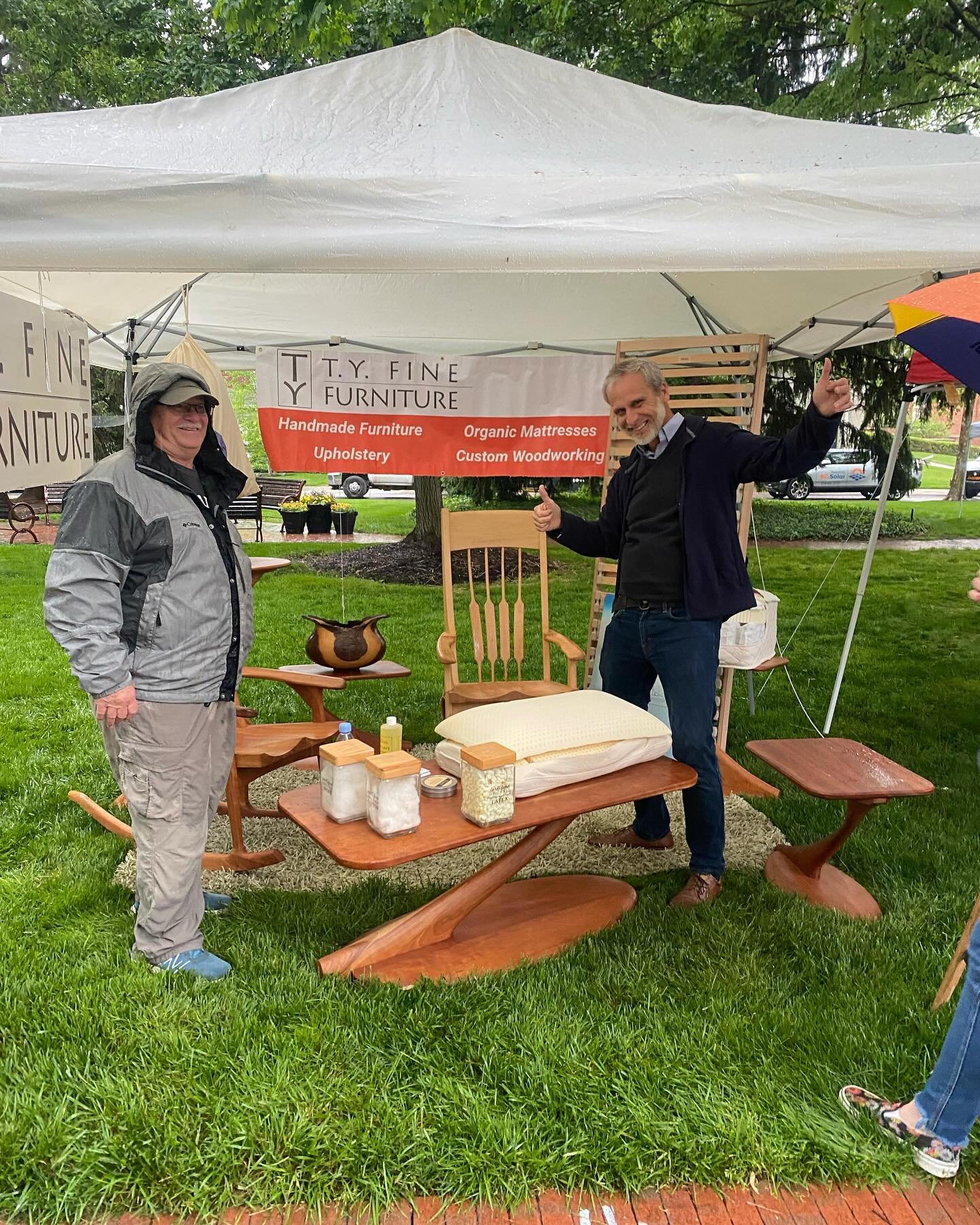 Well, rain certainly brings the green! We&rsquo;re here at Green on the Green rain or shine! Come learn about all the sustainable options available to residents! Saturday 5/11, 9am-1pm