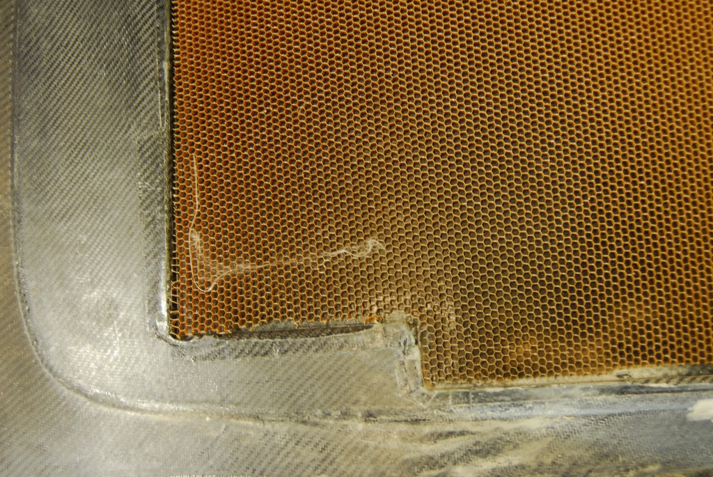 Core is laid out for a removable array panel.