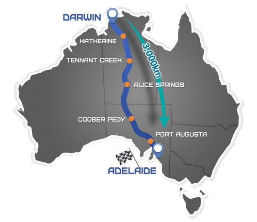 Image from World Solar Challenge