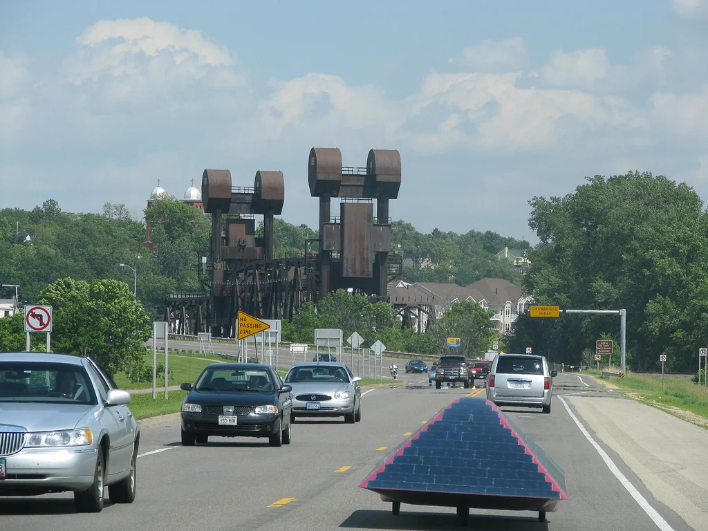 Centaurus crosses the Mississippi River in to Prescott, WI