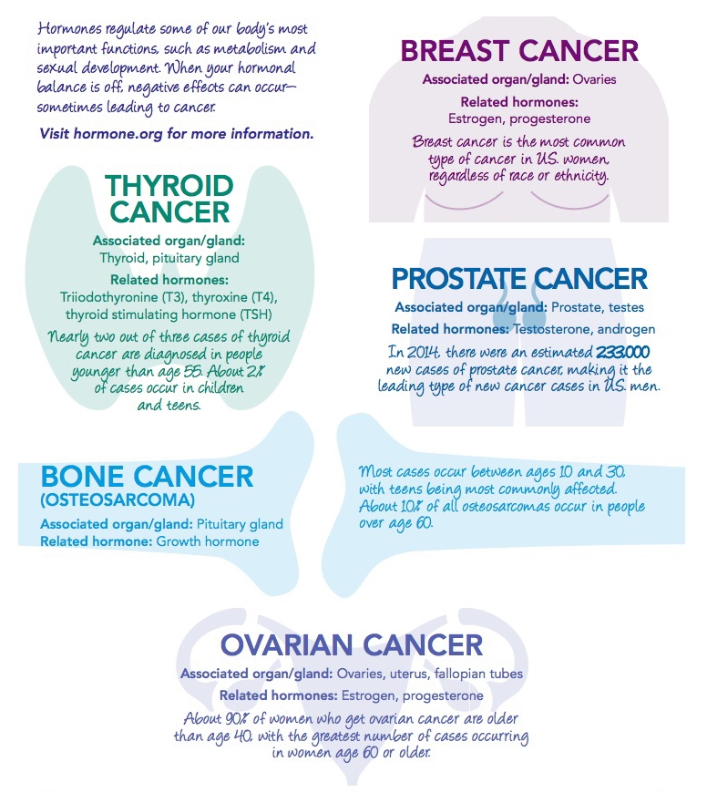 Cancer endocrine system causes. Cancer affecting hormones