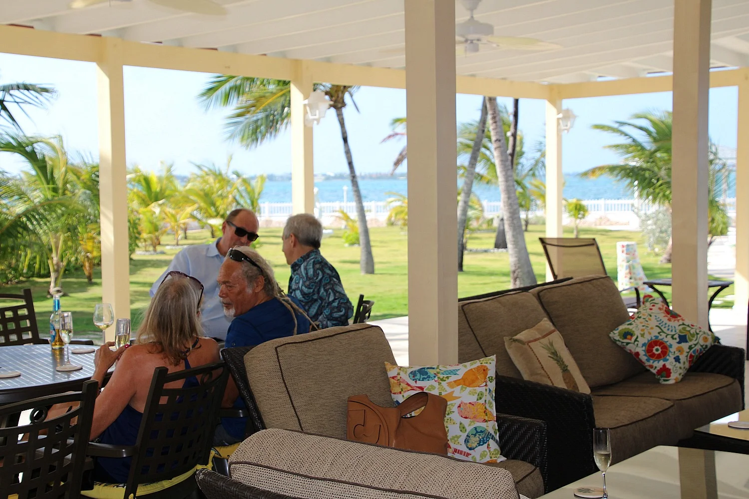 Old friends are the best friends. The view from The Palms.