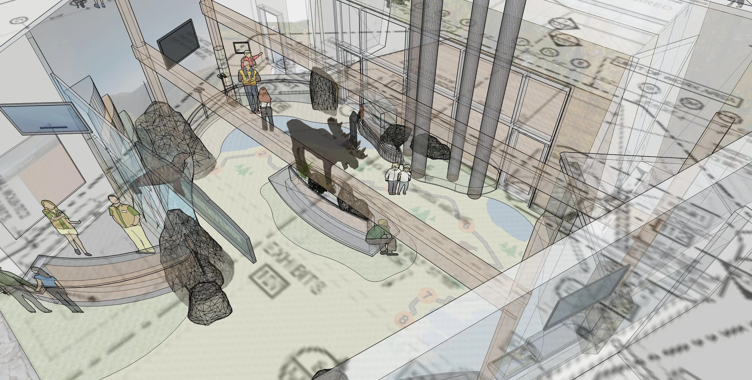 Exhibit VIC Interpretive Visitor Center Parks Canada Visitor Experience Interpretive Masterplan