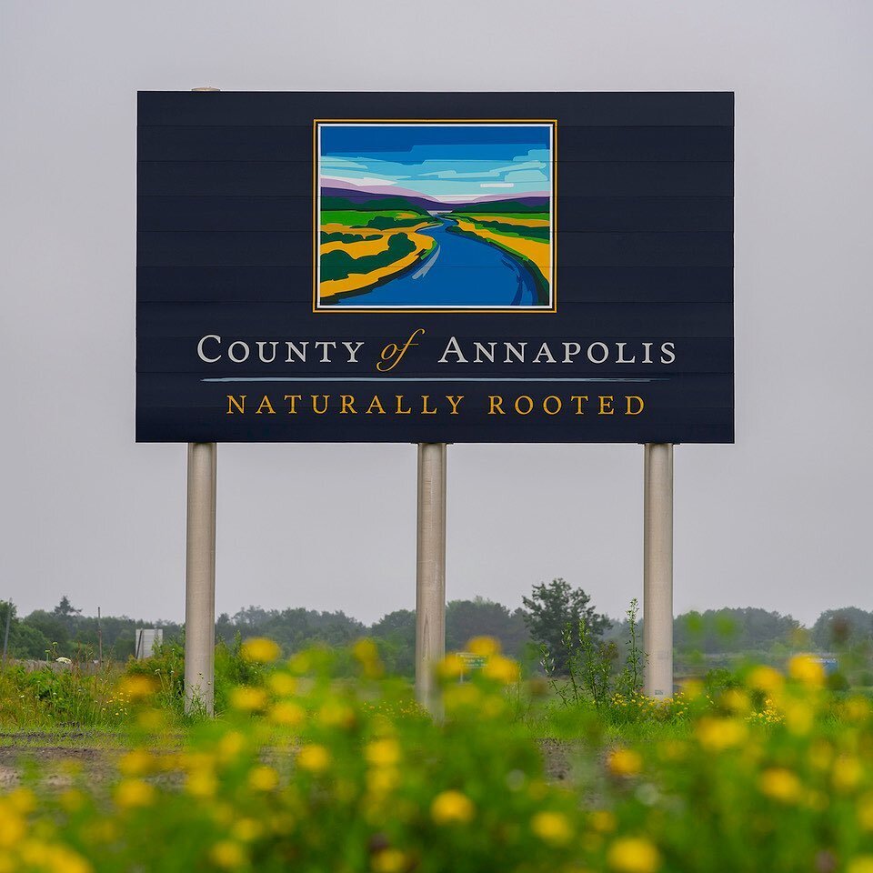 Here&rsquo;s one from the archives. 2011. Branding for the County of Annapolis. Had a great trip down the west side on Nova Scotia last week and this just kinda popped up on us. It was nice to pull over and get some decent photos of this project! #br