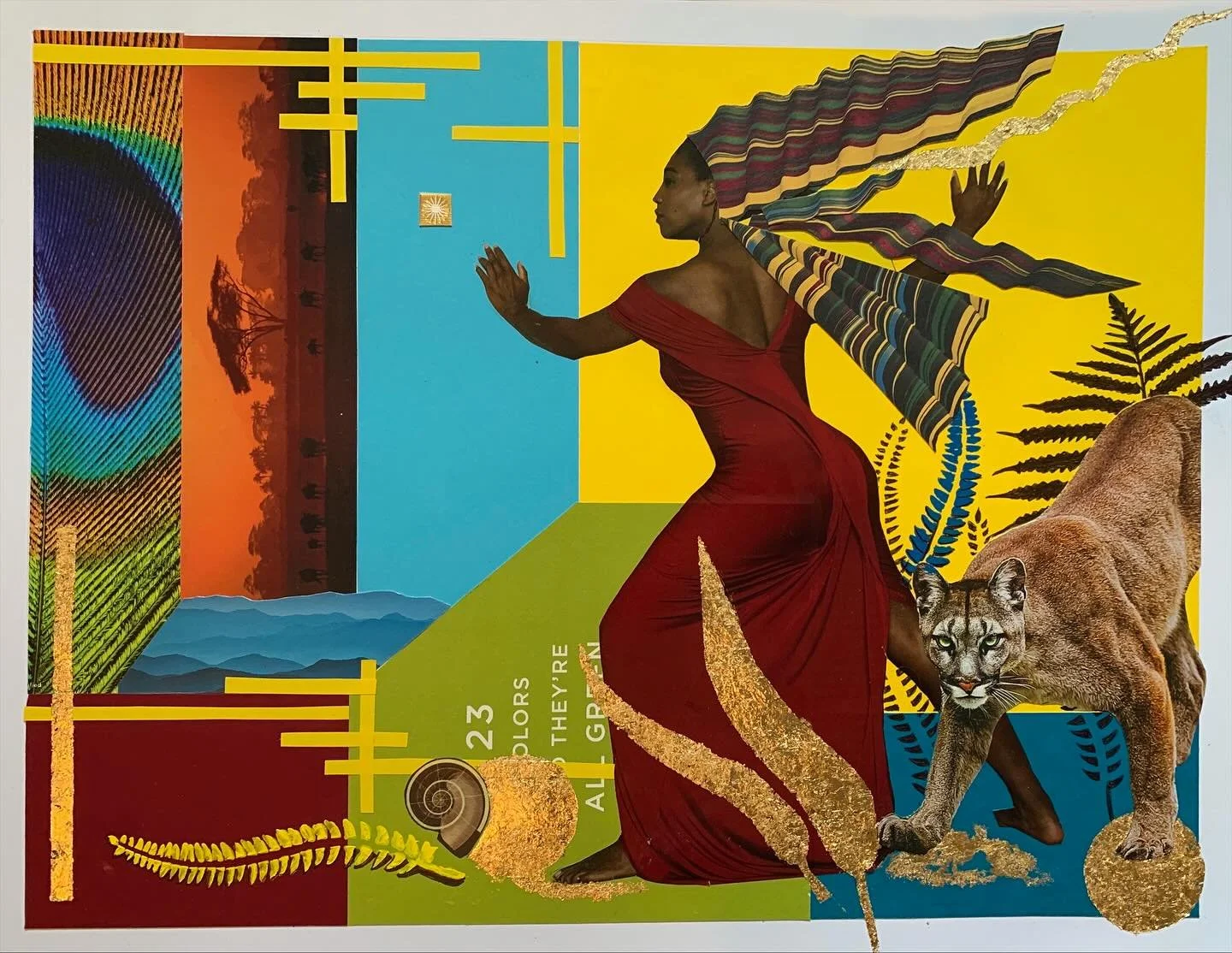 My wife&rsquo;s collages #art #collage #design