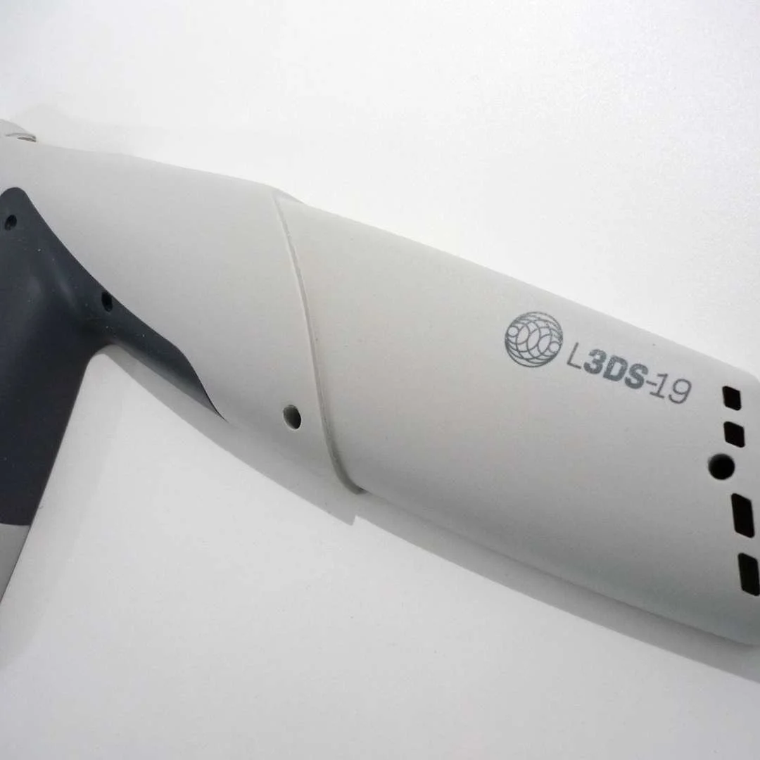 close of of medical housing unit with custom pad printed information