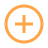 orange plus icon
