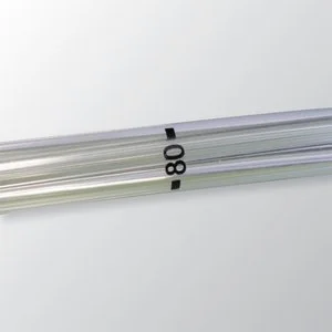 close up of a full wrap pad printed catheter tube