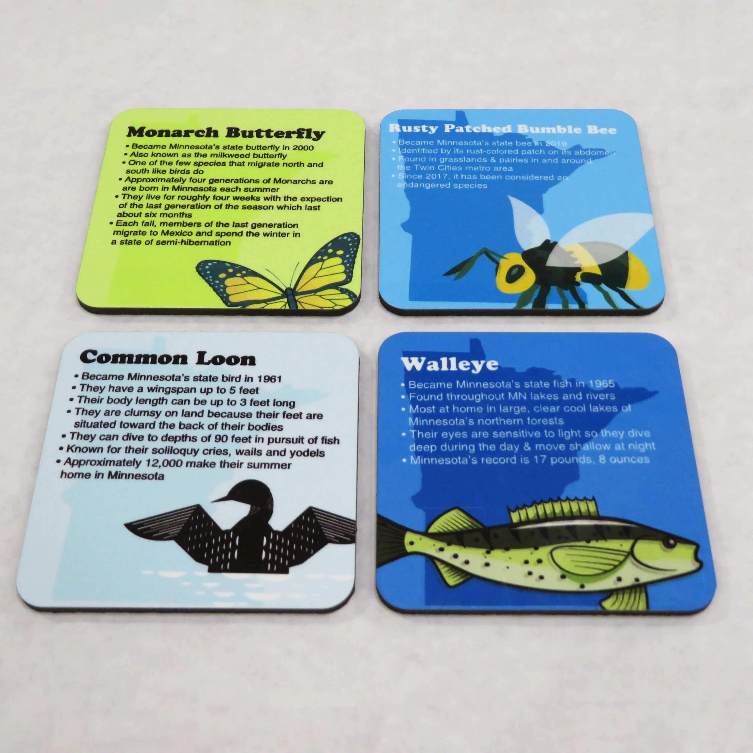 in house graphic design coasters