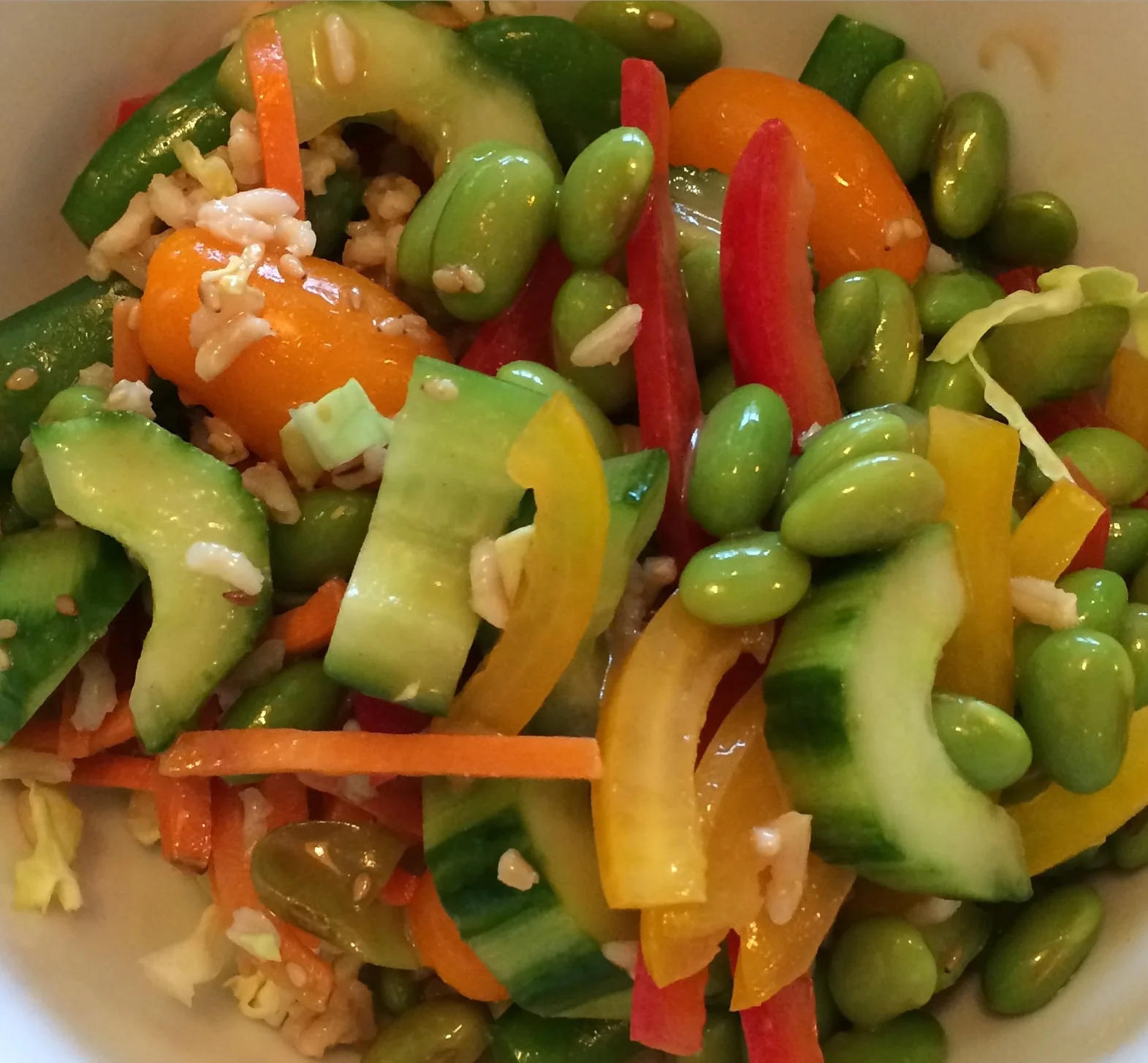 Asian Fit Salad over Brown Rice