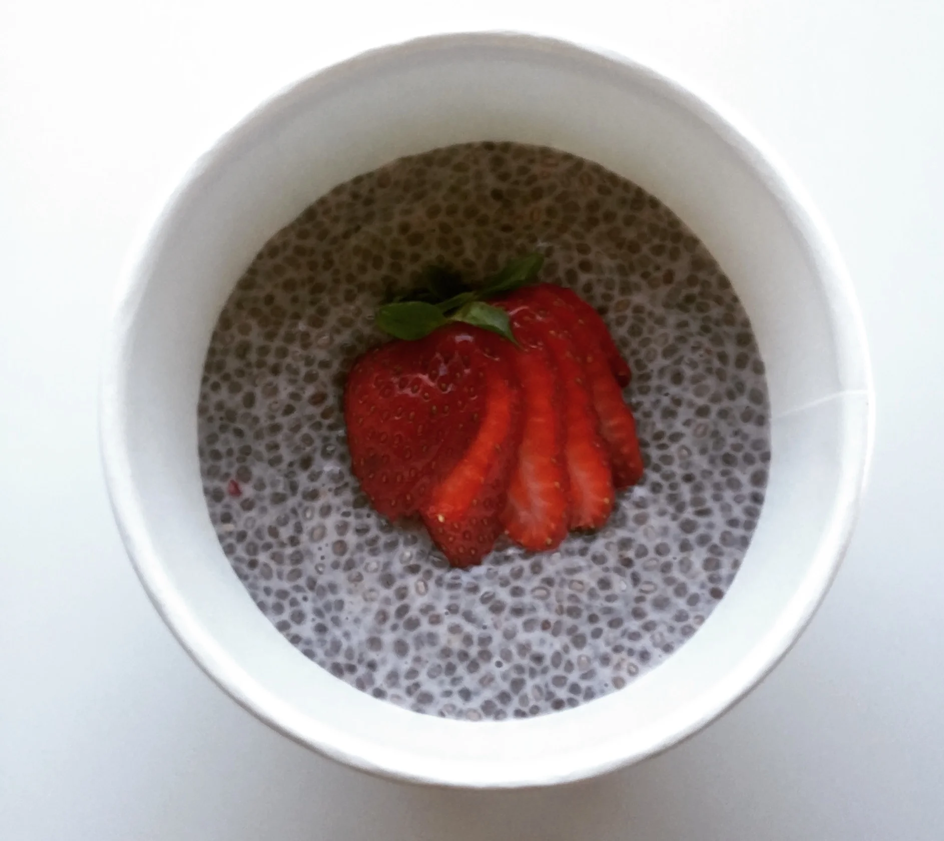 Strawberry Chia Seed Pudding