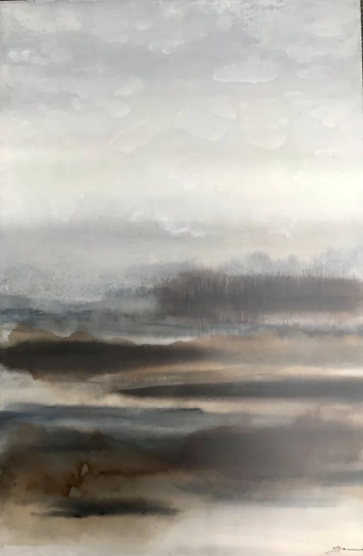Day Dreaming | Mixed Media on Canvas| 36" x 24"