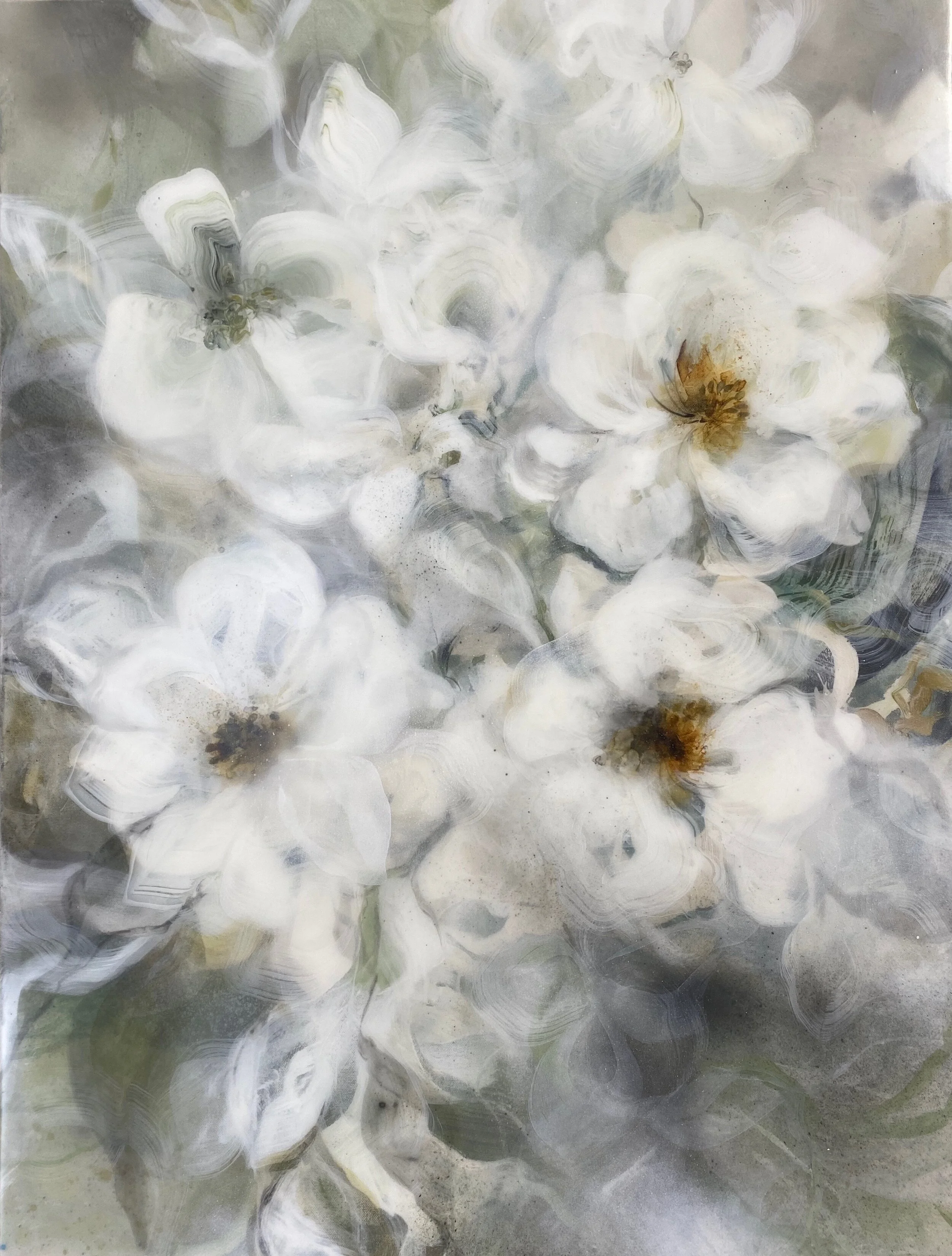 Slow Down | Mixed Media on Canvas| 40" x 30"
