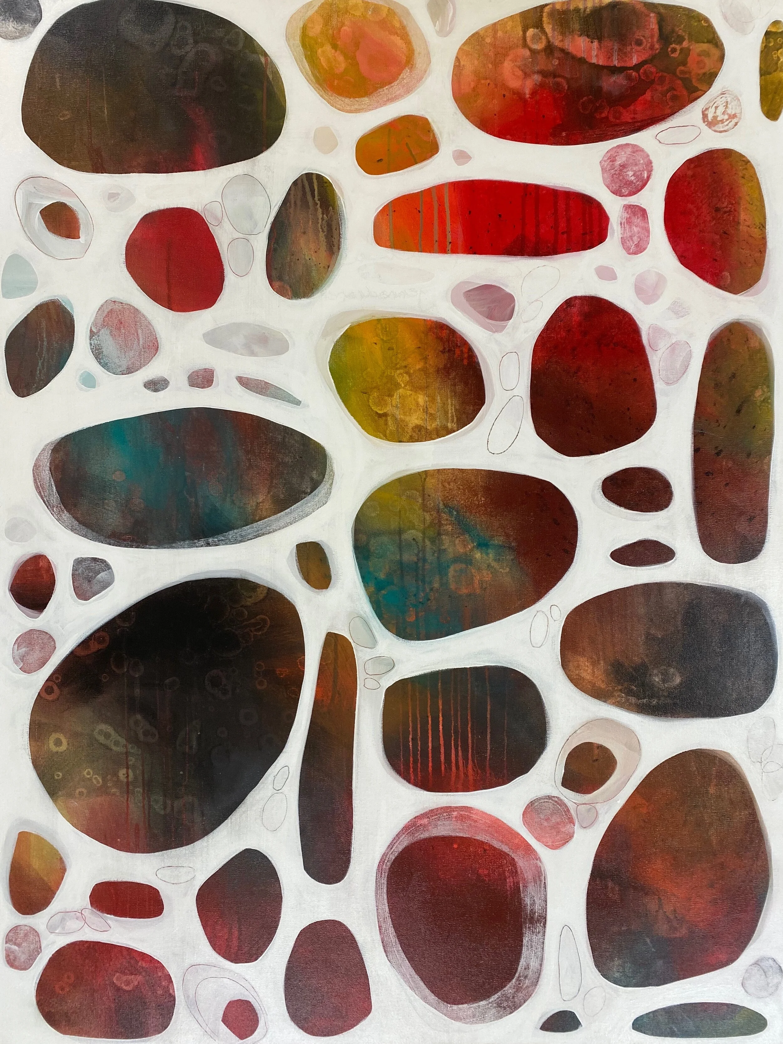 Fragments | Acrylic on Canvas | 48" x 36"