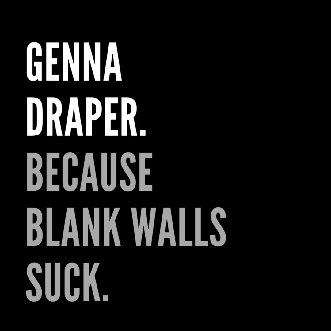 Genna Draper, Contemporary Artist, Beacause Blank Walls Suck&gt;