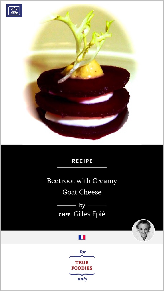 Beetroot with Creamy Goat Cheese
