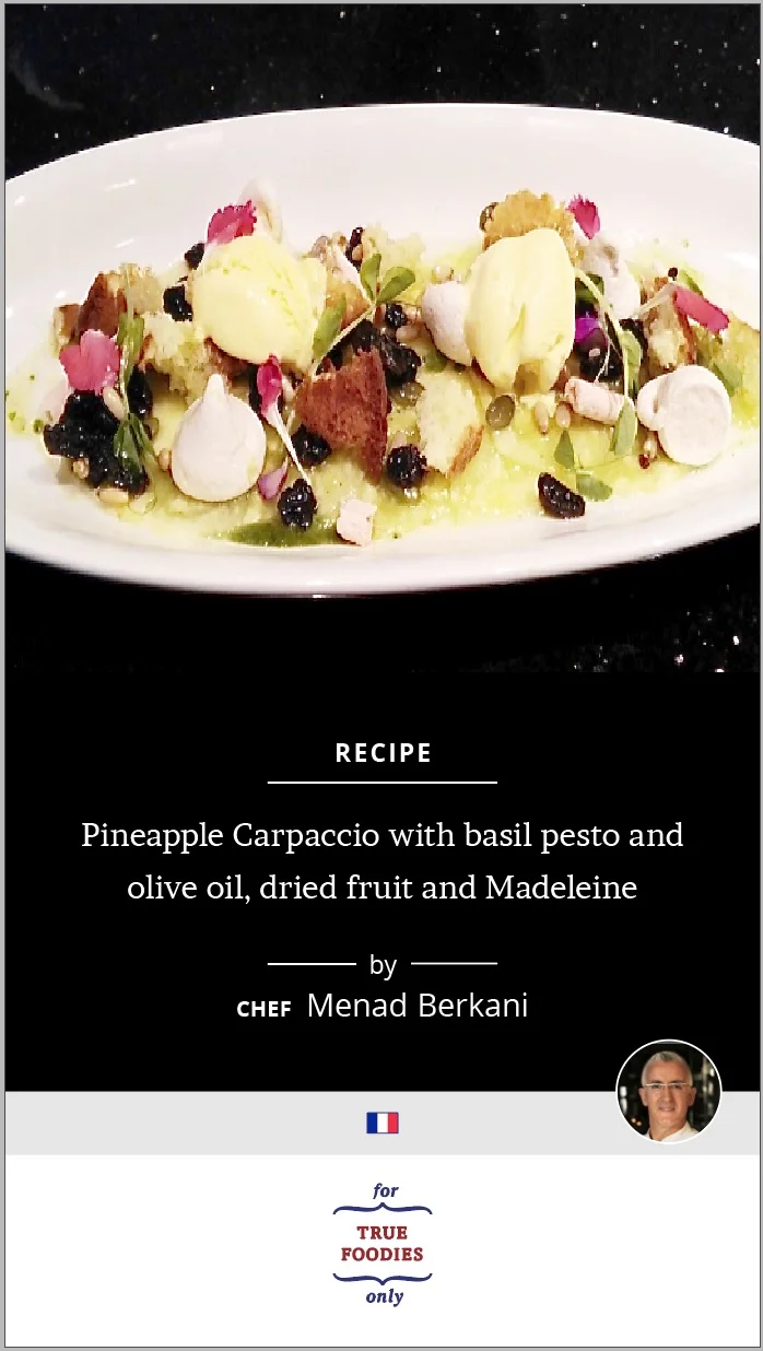 Pineapple Carpaccio