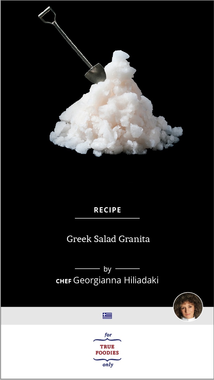 Greek Salad Granita