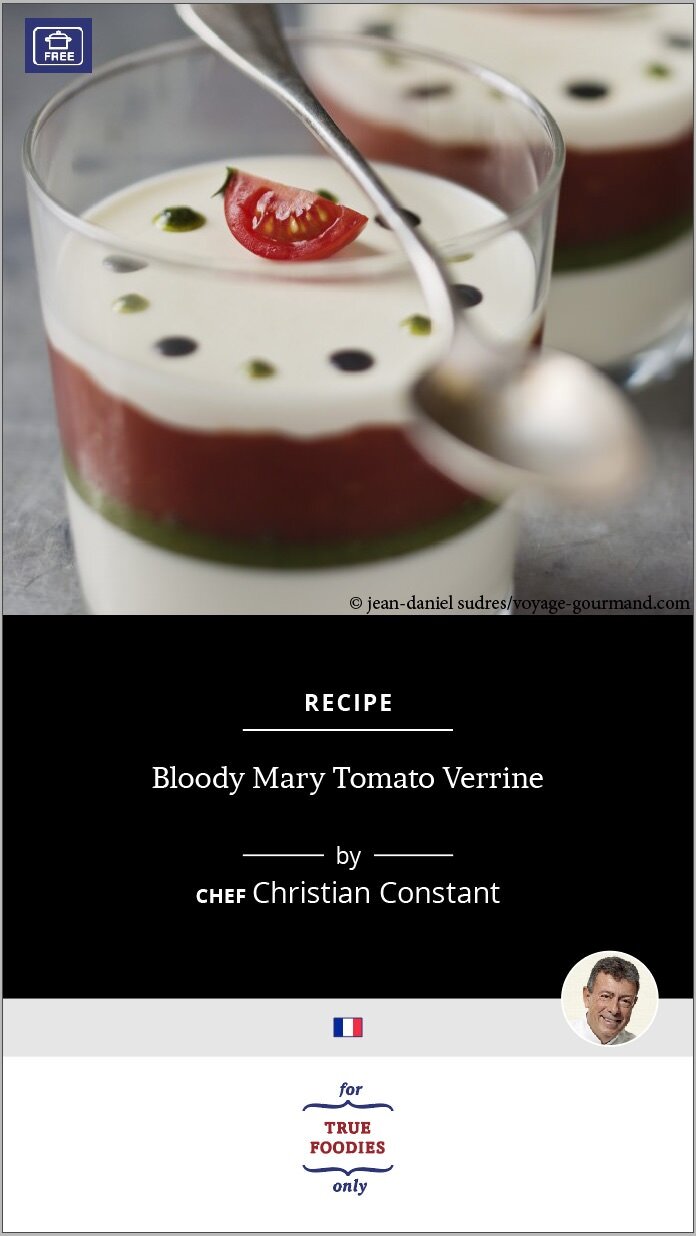 Bloody Mary Tomato Verrine