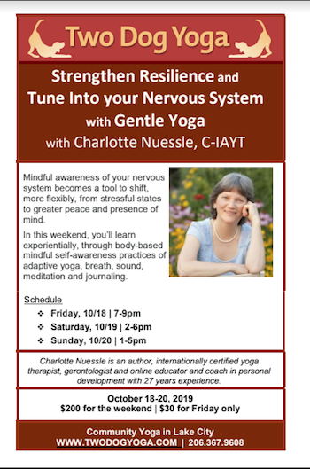 You can shift toward balance and out of stressful ways of responding - every day. Come learn your own new ways.