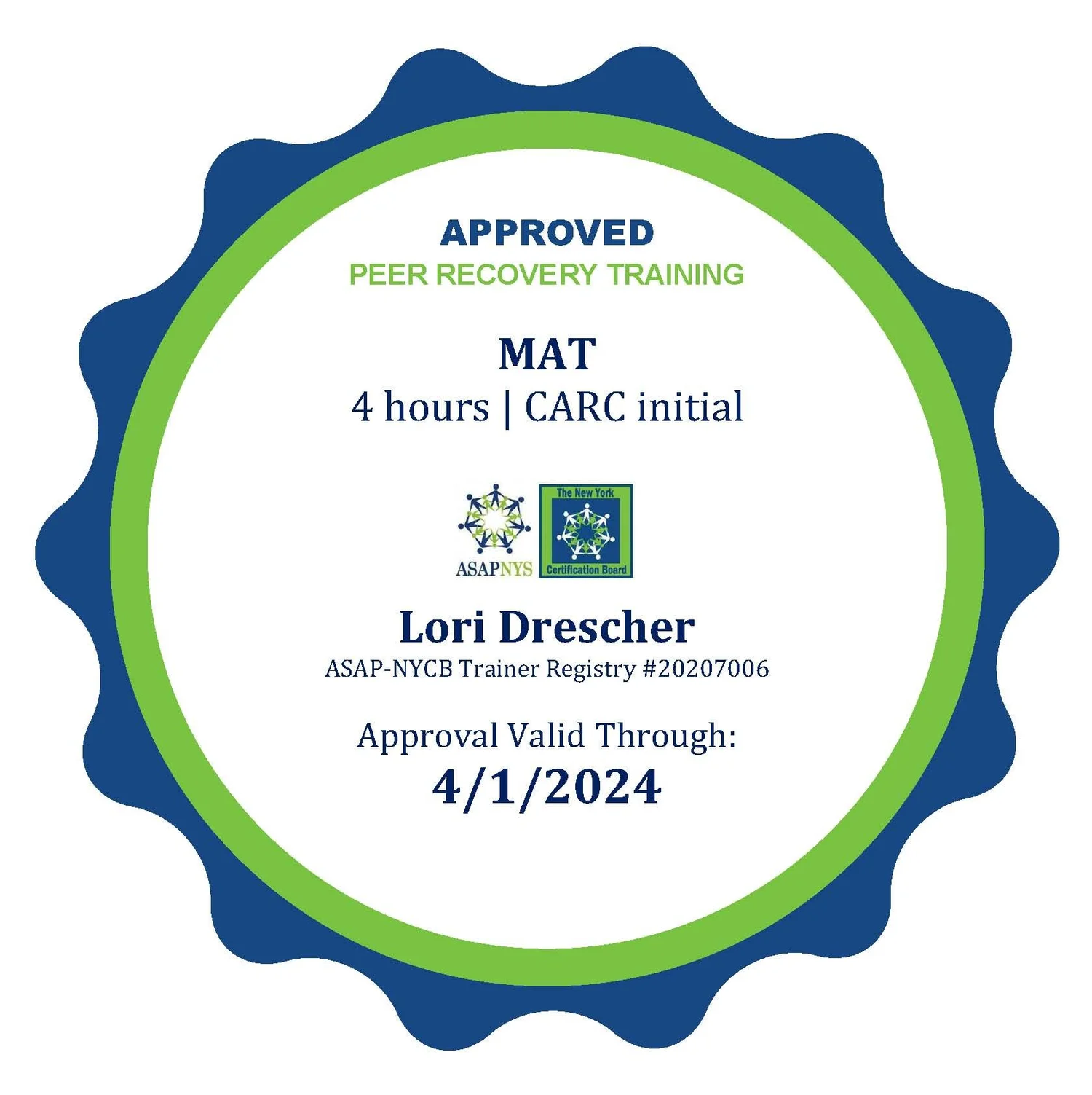 CRPA Certification — Recovery Coach University
