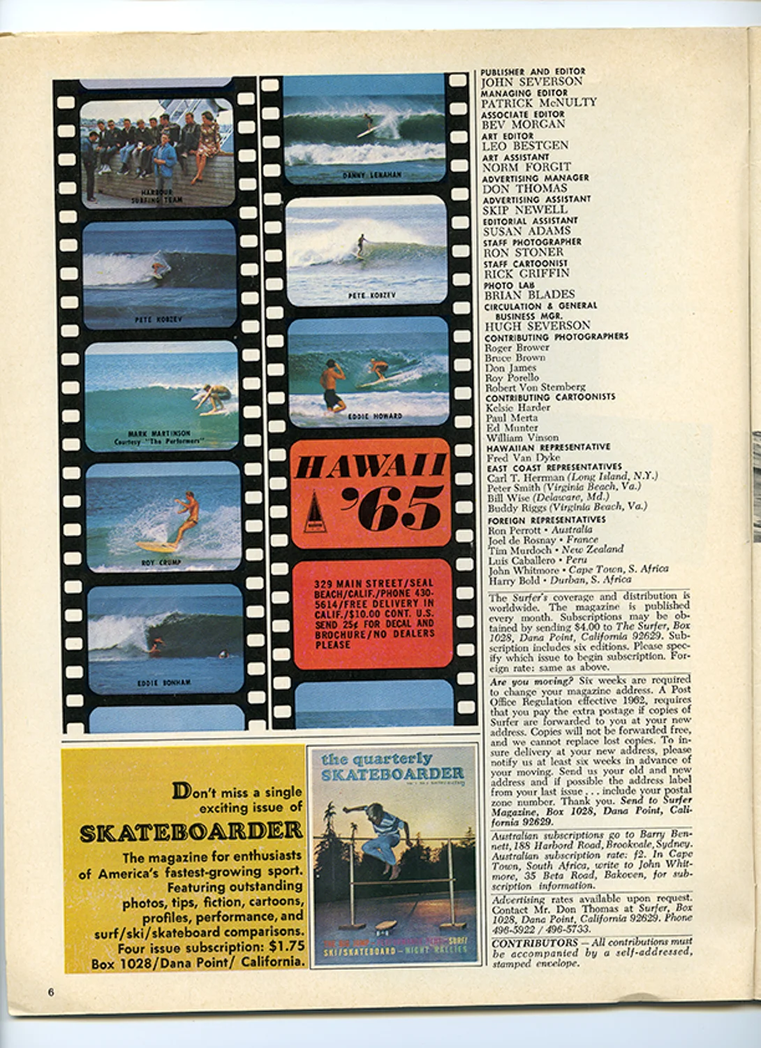 SURFER MAG 1965 MAY VOL6
