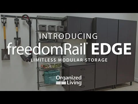 Introducing | freedomRail® EDGE: Limitless Modular Storage