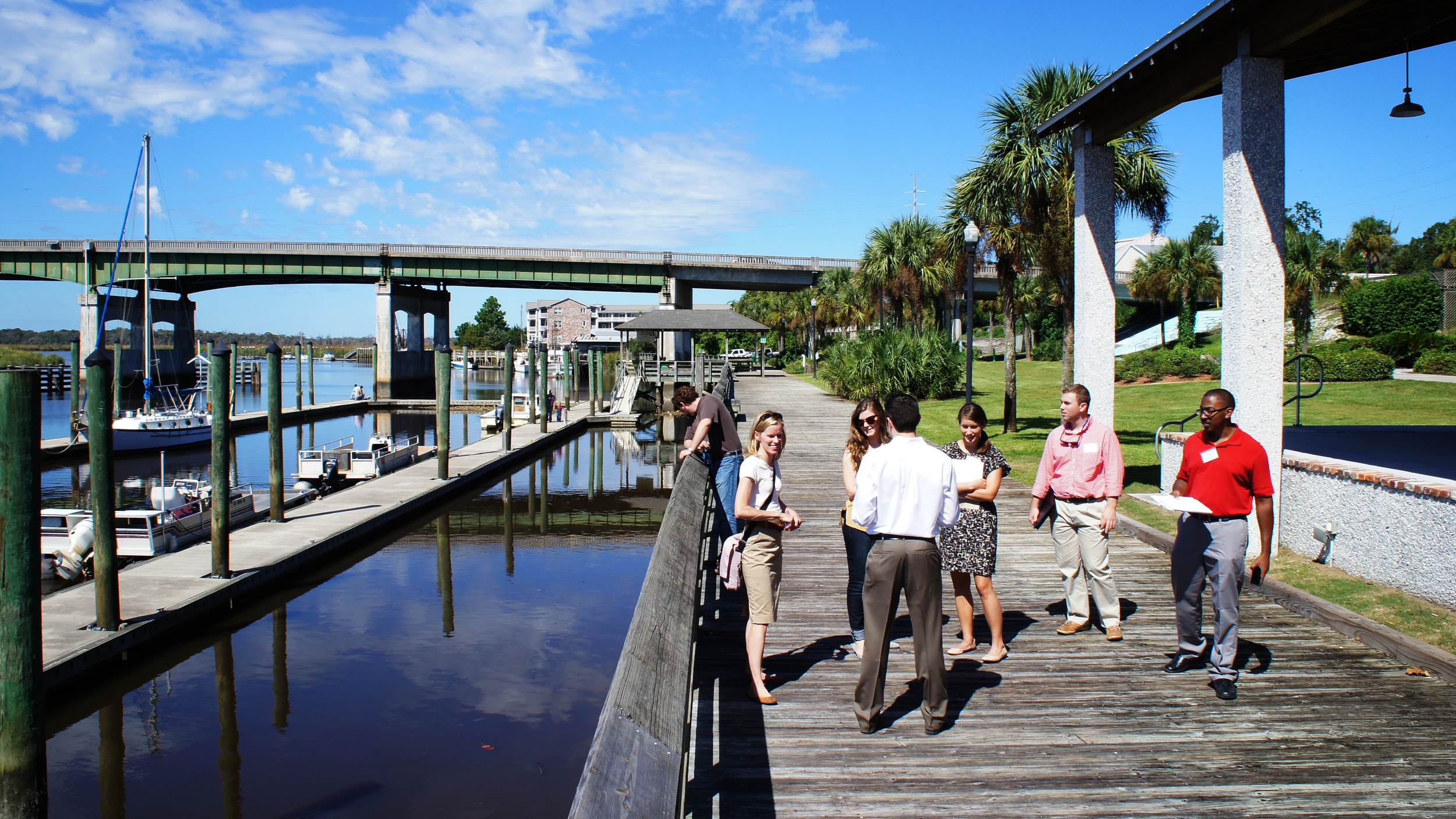 Blueprints Studio Team explores the Darien Waterfront