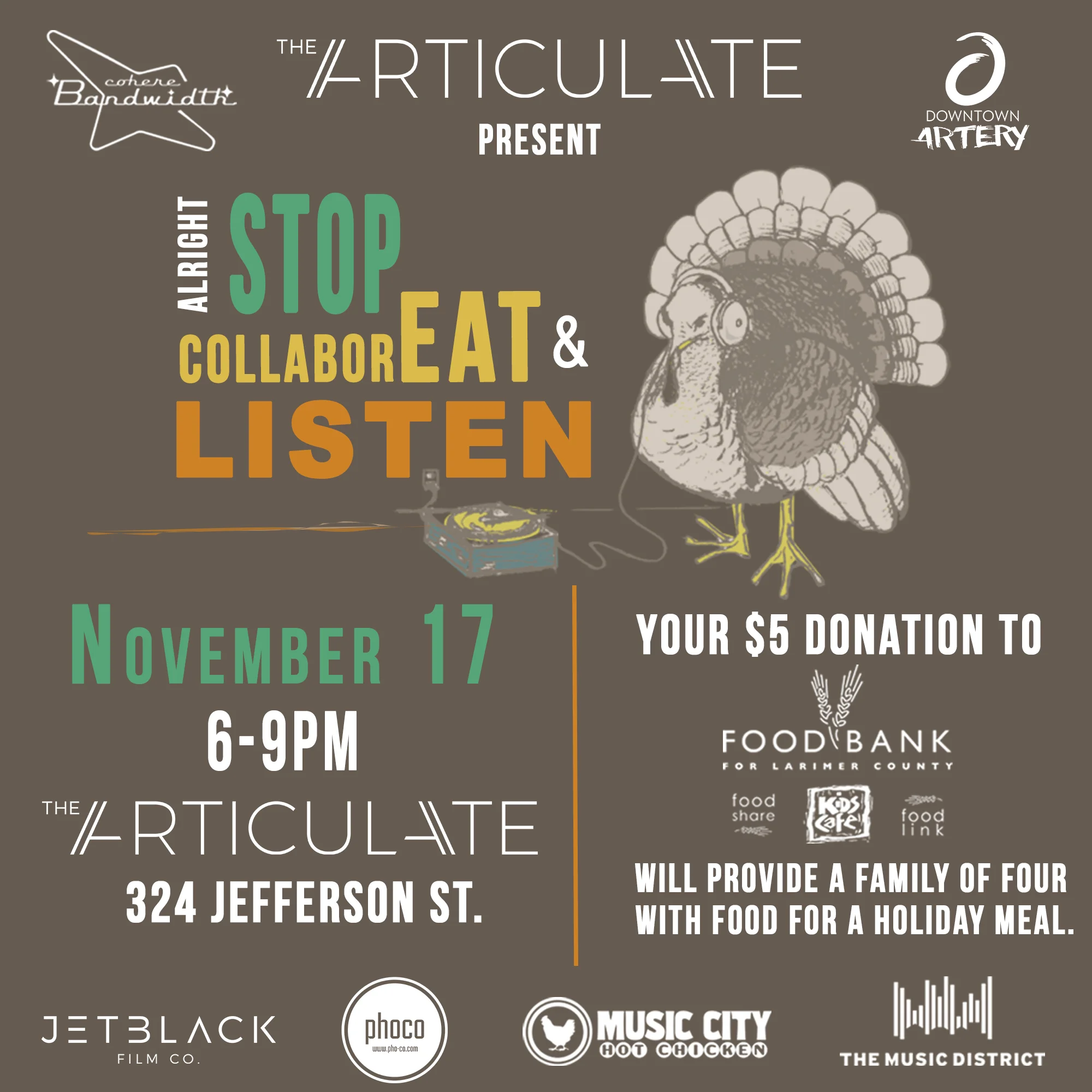 STOP. Collaboreat  & Listen