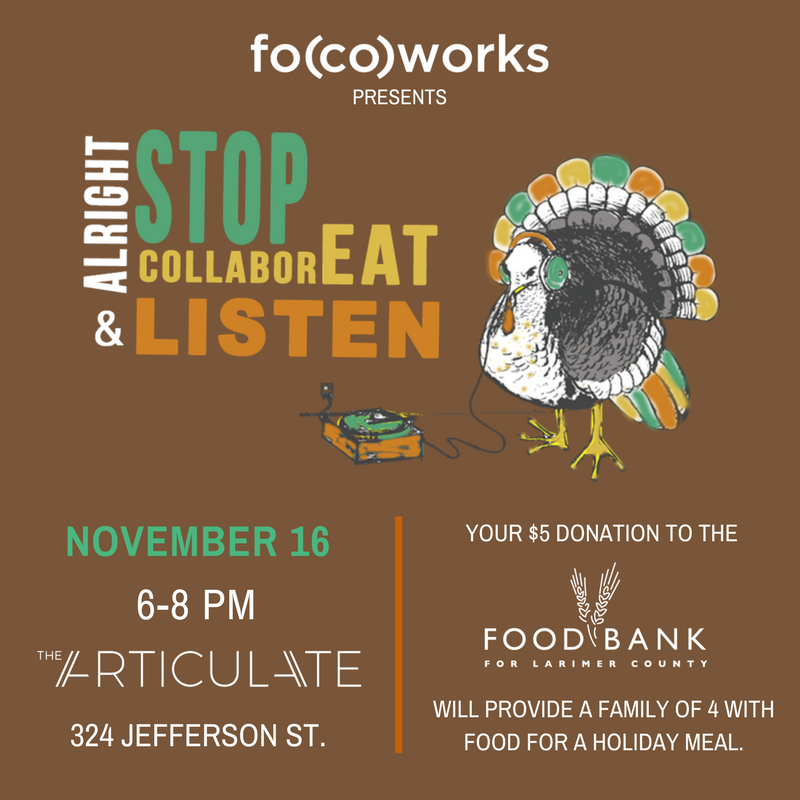 Friendsgiving to Benefit the Food Bank