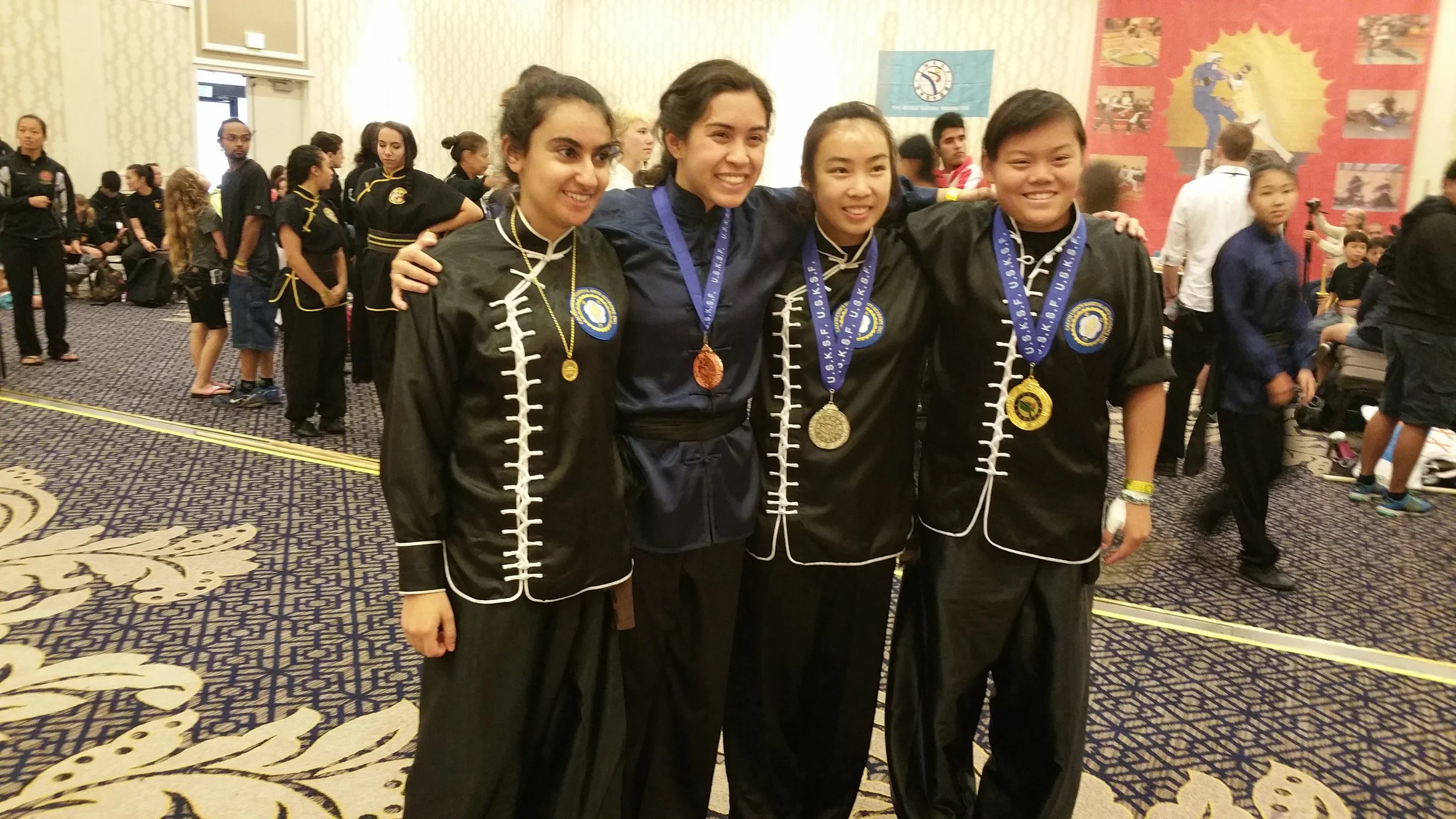Members of CCMAA and a fellow competitor pose in Baltimore!