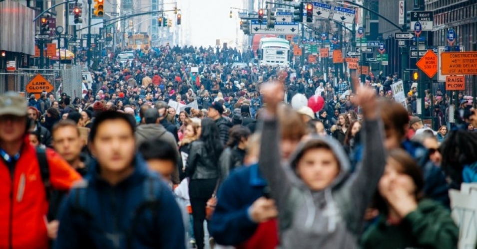 Tens of thousands marched against President Trump in New York City on Jan. 21, 2017, and the total nationwide was in the millions. (Photo: mathiaswasik/flickr/cc)