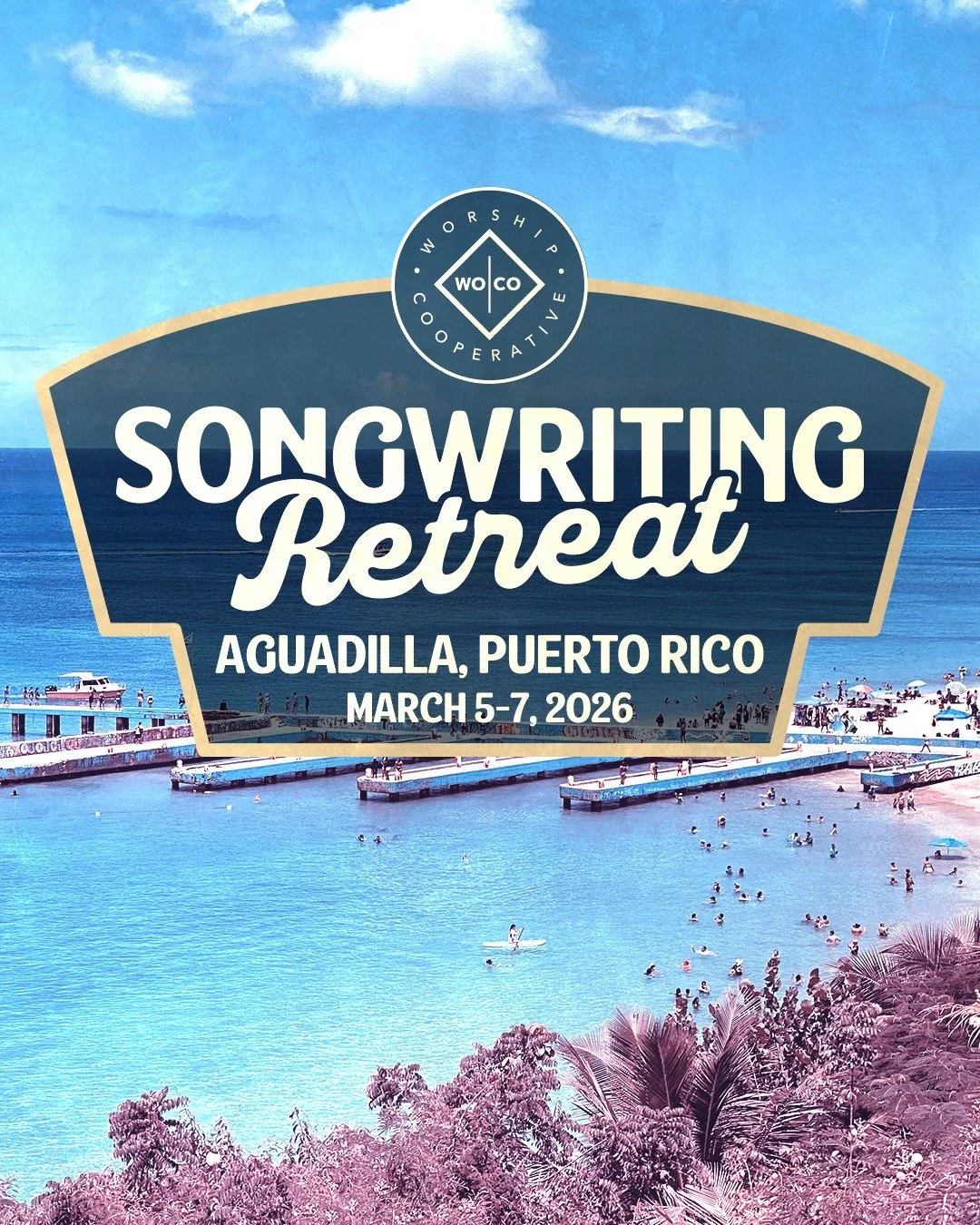 We&rsquo;re heading to Puerto Rico for a Worship Cooperative Songwriting Retreat, and we&rsquo;d love to invite you into it.

From March 5&ndash;7, 2026, worship leaders and songwriters will gather in Aguadilla, Puerto Rico to write songs for the Chu
