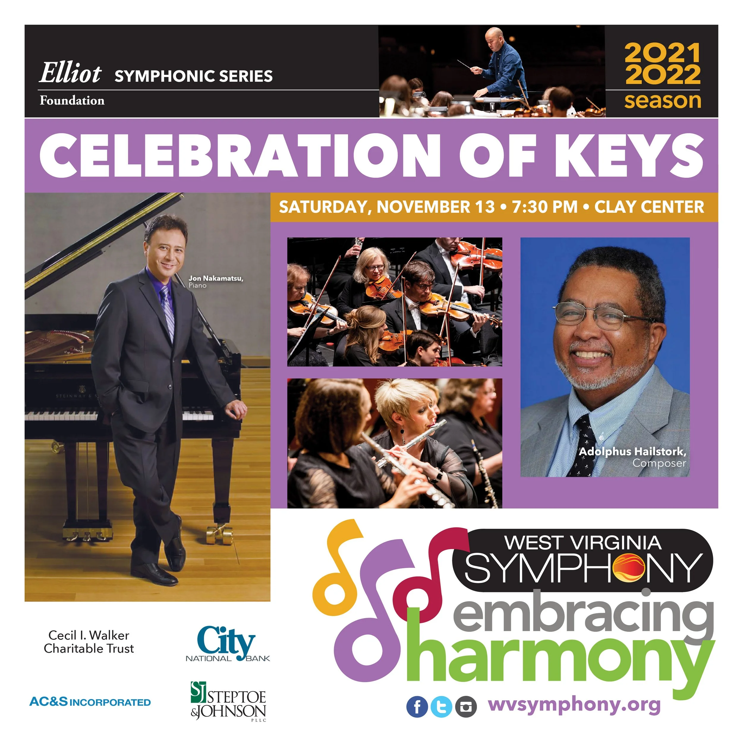 West Virginia Symphony Orchestra presents Celebration of Keys