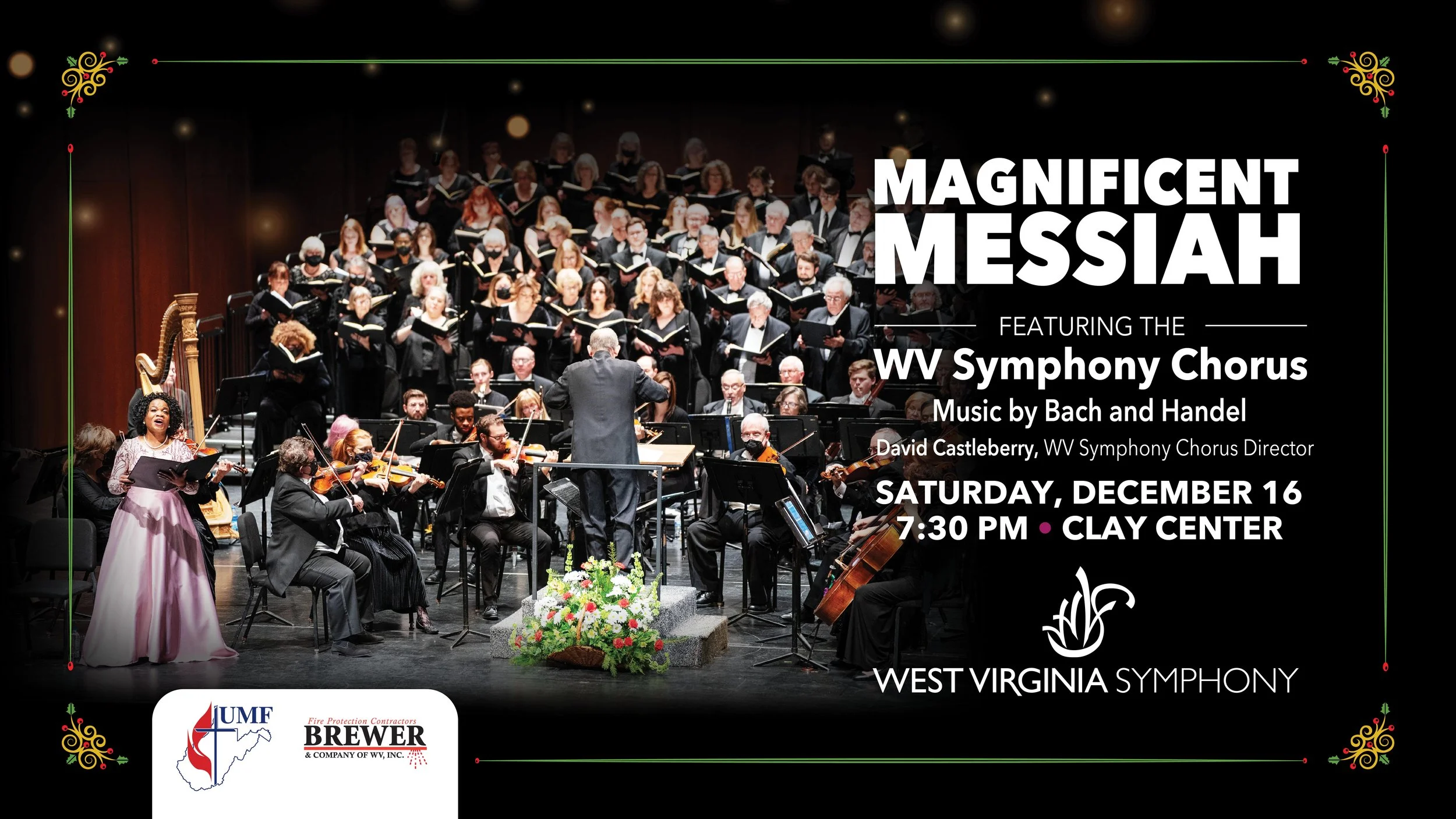 West Virginia Symphony presents Magnificent Messiah with the WV Symphony Chorus on Dec. 16