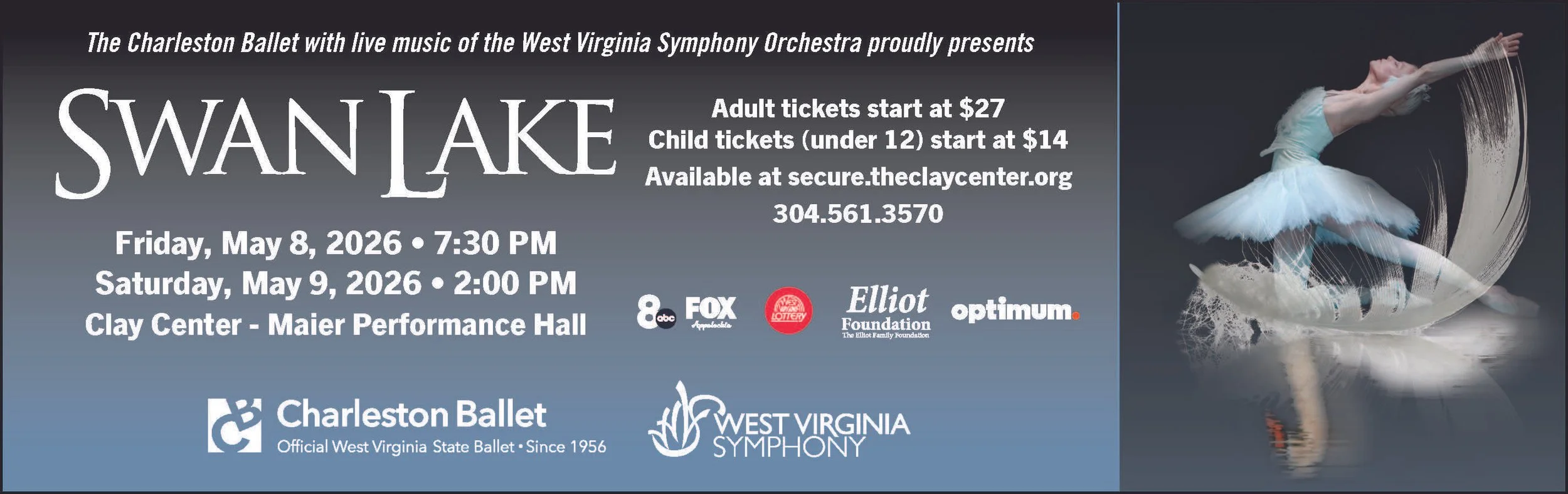 Swan Lake with the Charleston Ballet