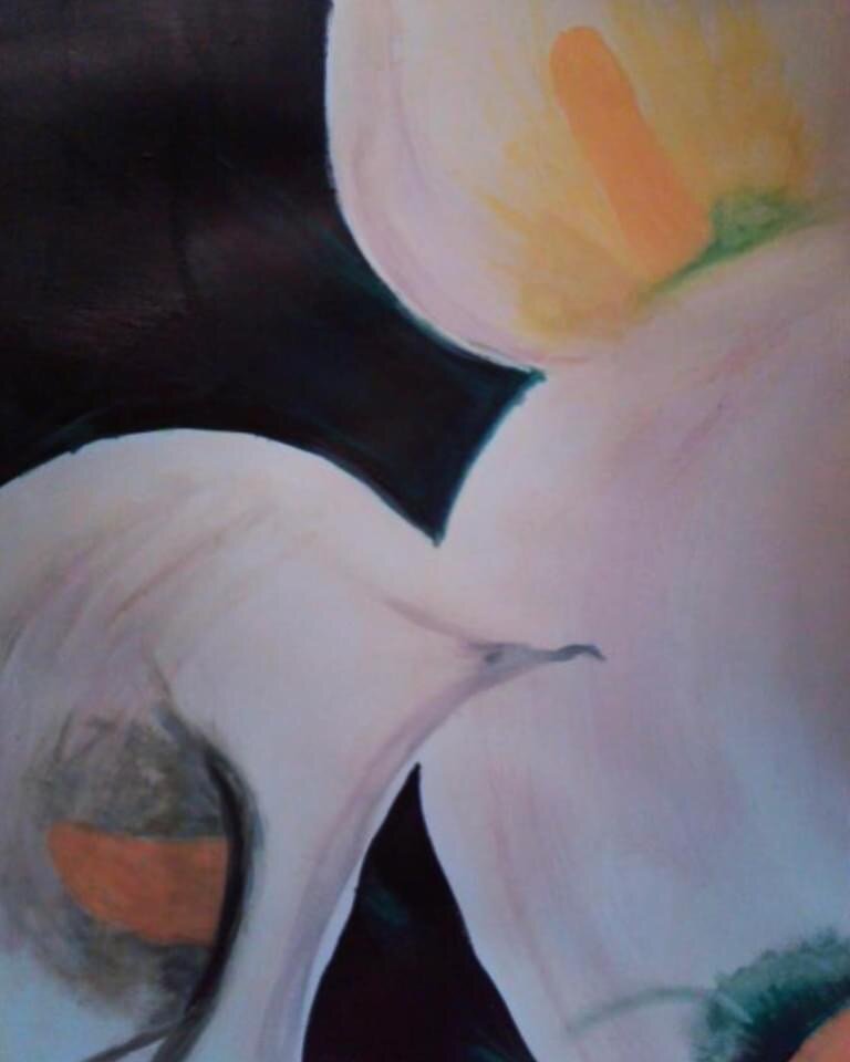 Inside of Calla Lilies