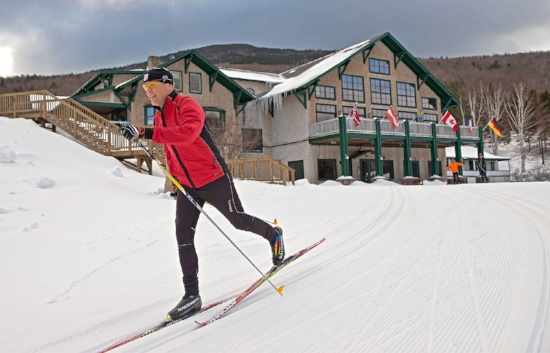 XC skiing at Great Glen Trails Outdoor Center