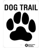 Indication that dogs are welcome
