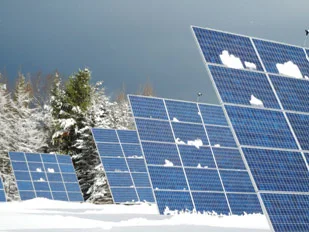 Solar panels at Craftsbury Outdoor Center