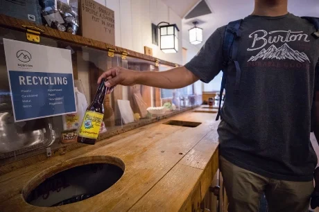 Serious about recycling at Burton Snowboards