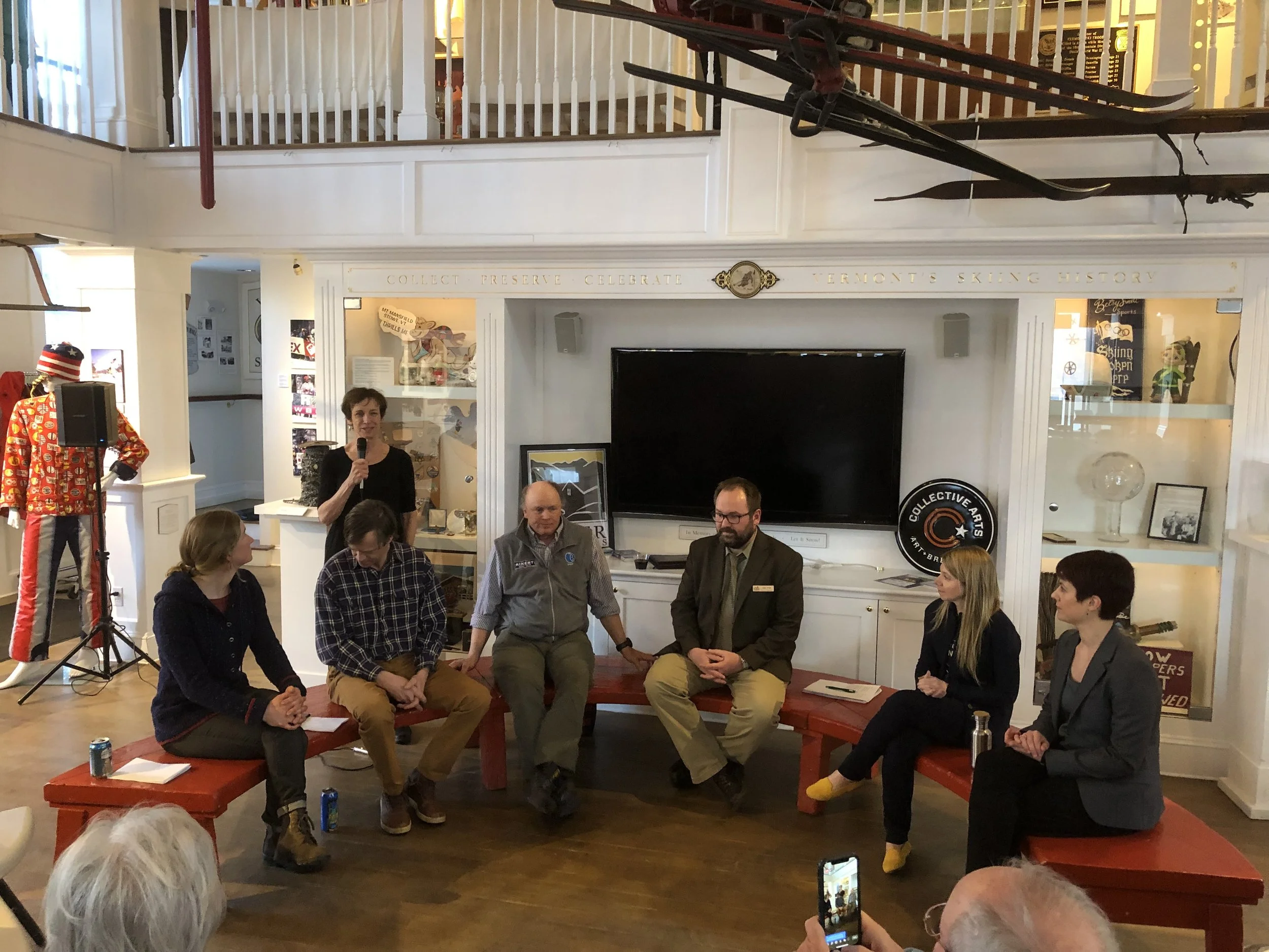 Vermont Ski & Snowboard Museum Red Bench Discussion Panelists