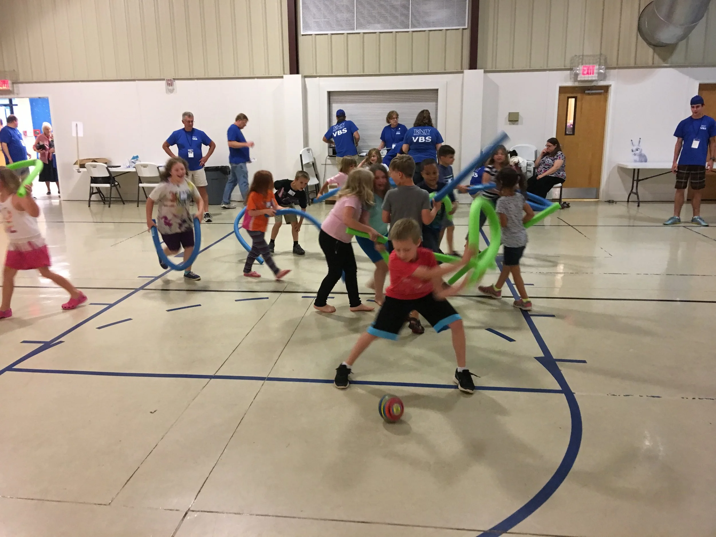 Leading games at VBS
