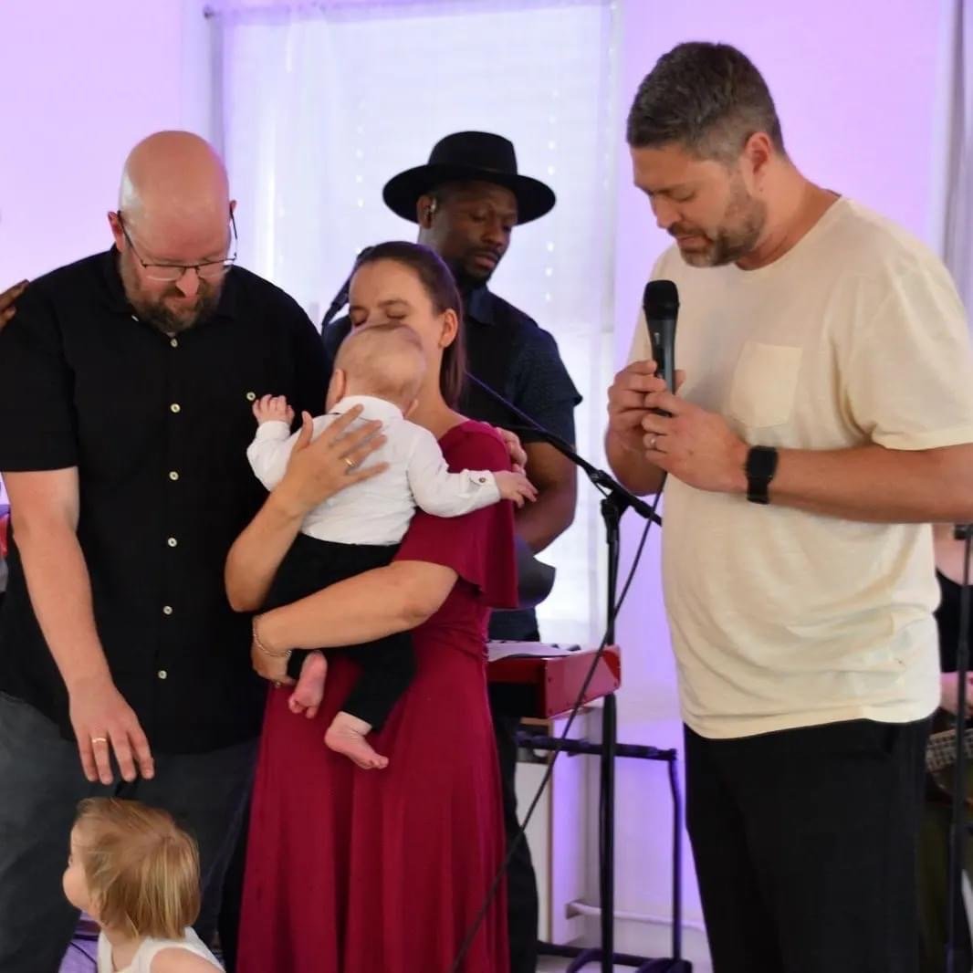 Baby dedications with Friends