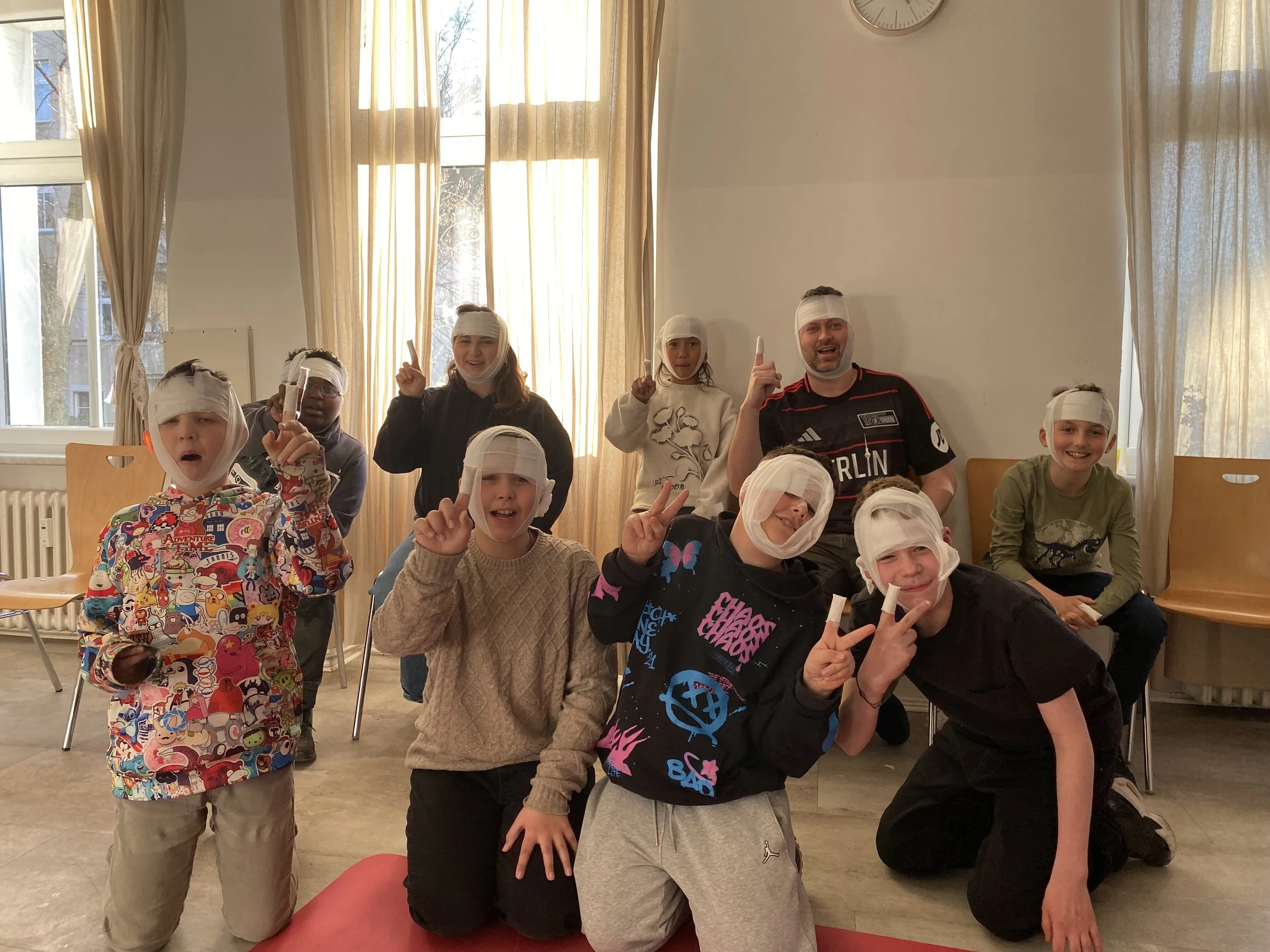 Practicing First Aid together