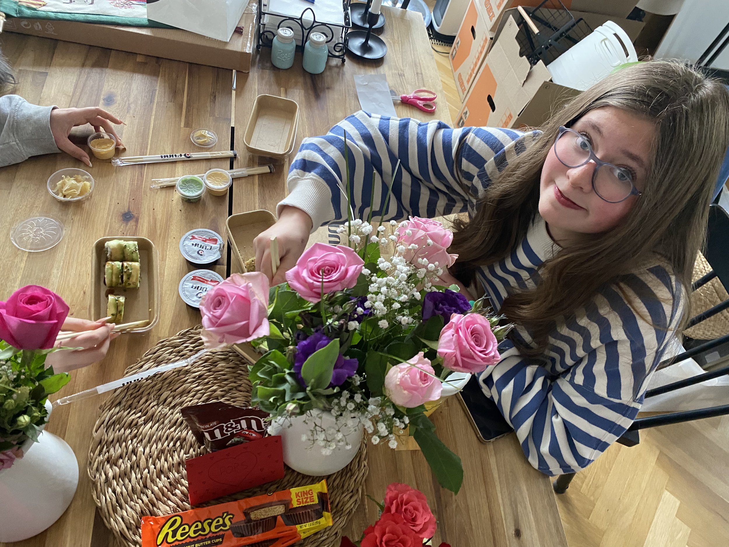 Flowers &amp; Sushi:) 